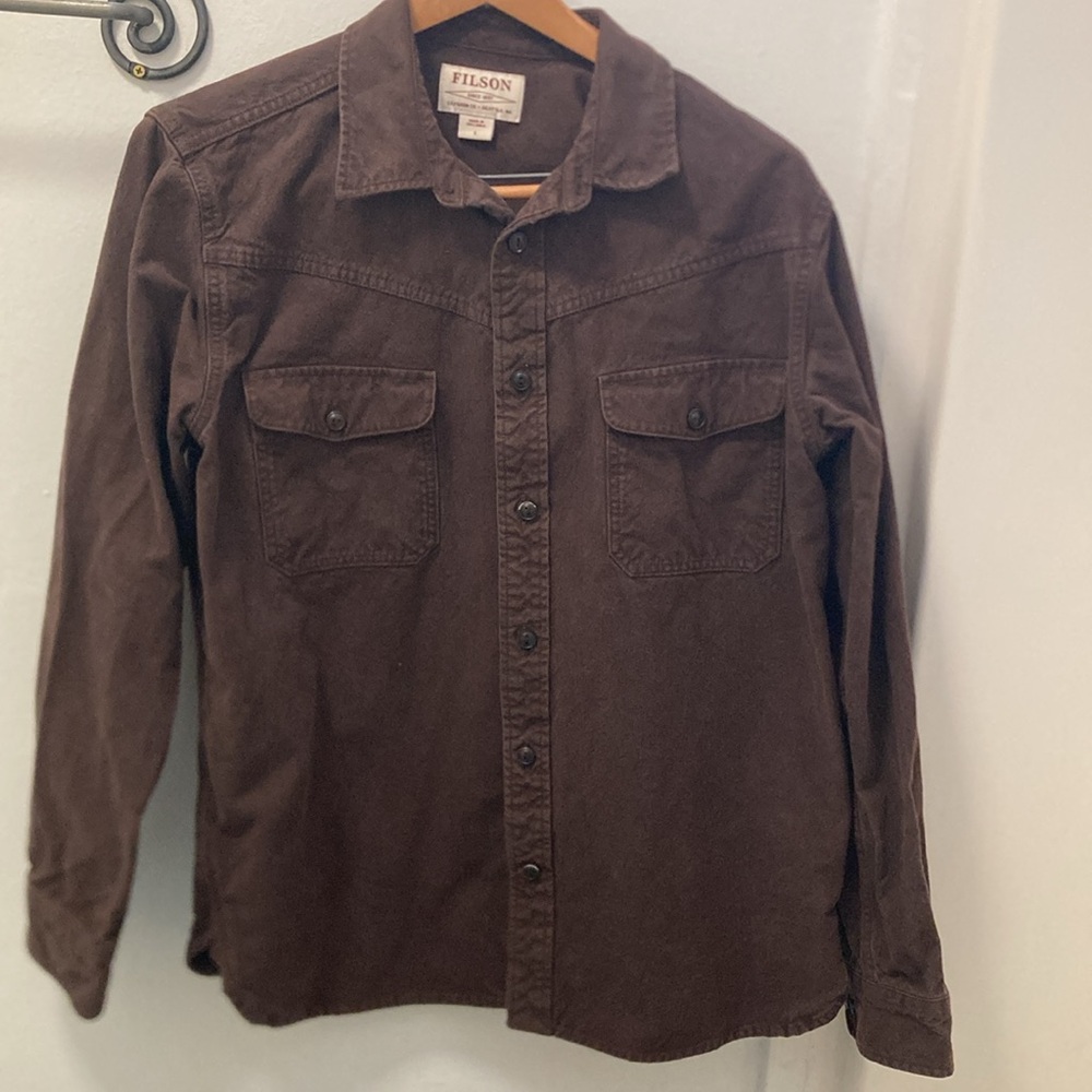 Filson Brown work shirt